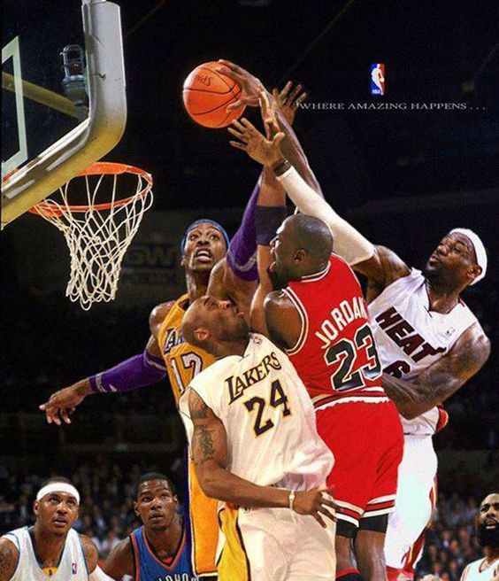 kobe and jordan wallpaper,basketball moves,basketball,sports,basketball player,team sport