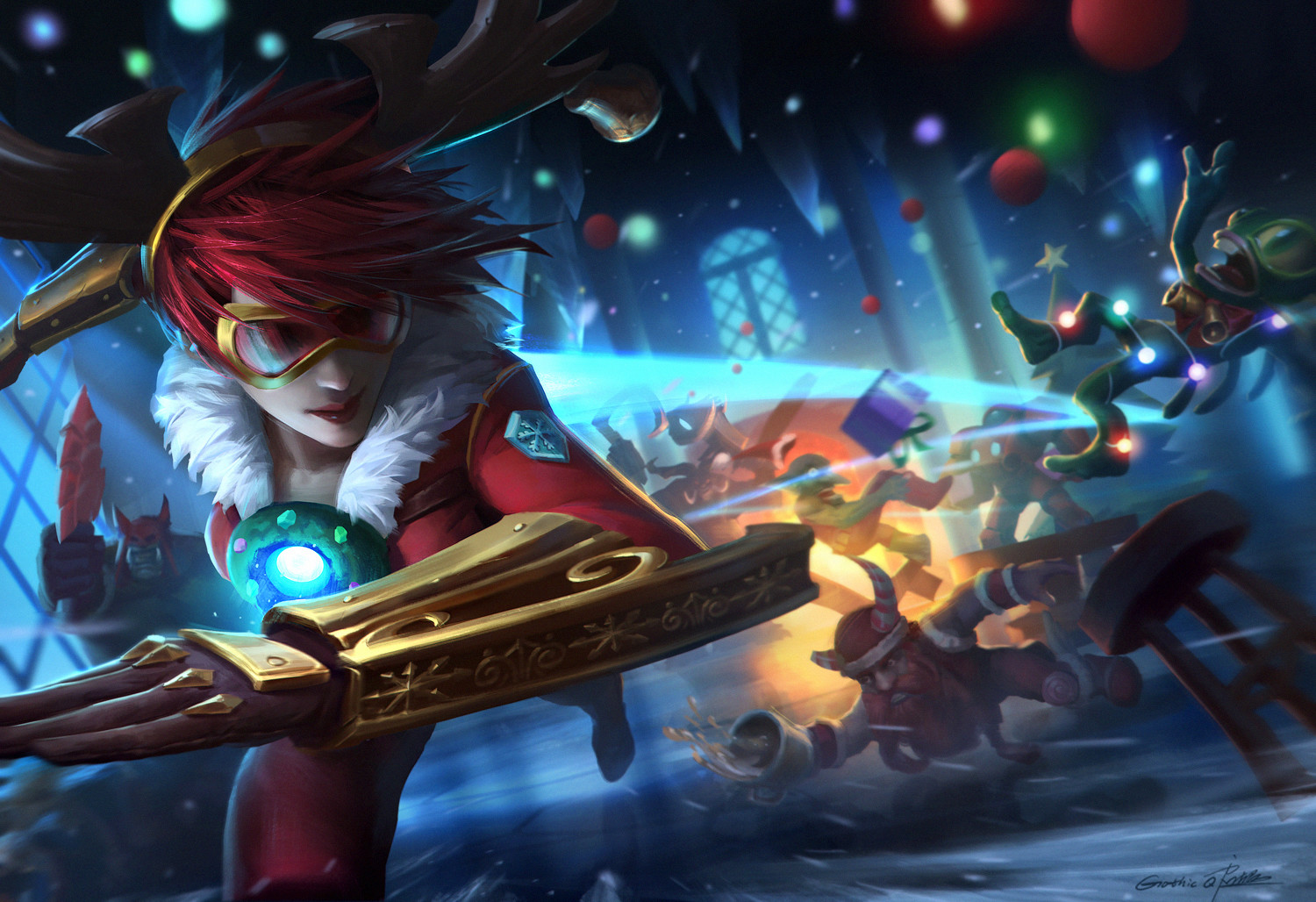 overwatch christmas wallpaper,action adventure game,games,pc game,cg artwork,adventure game