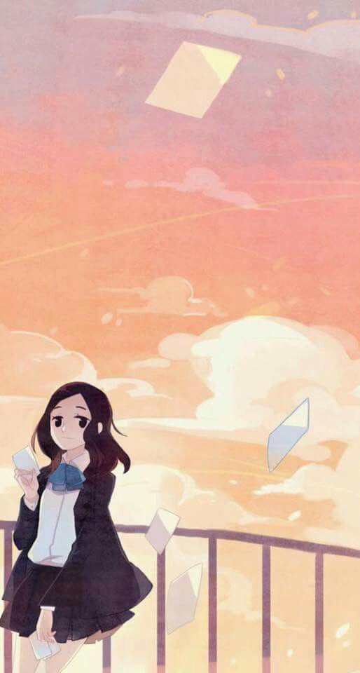 fondo de pantalla de pareja para 2 teléfonos,dibujos animados,ilustración,cielo,arte,anime