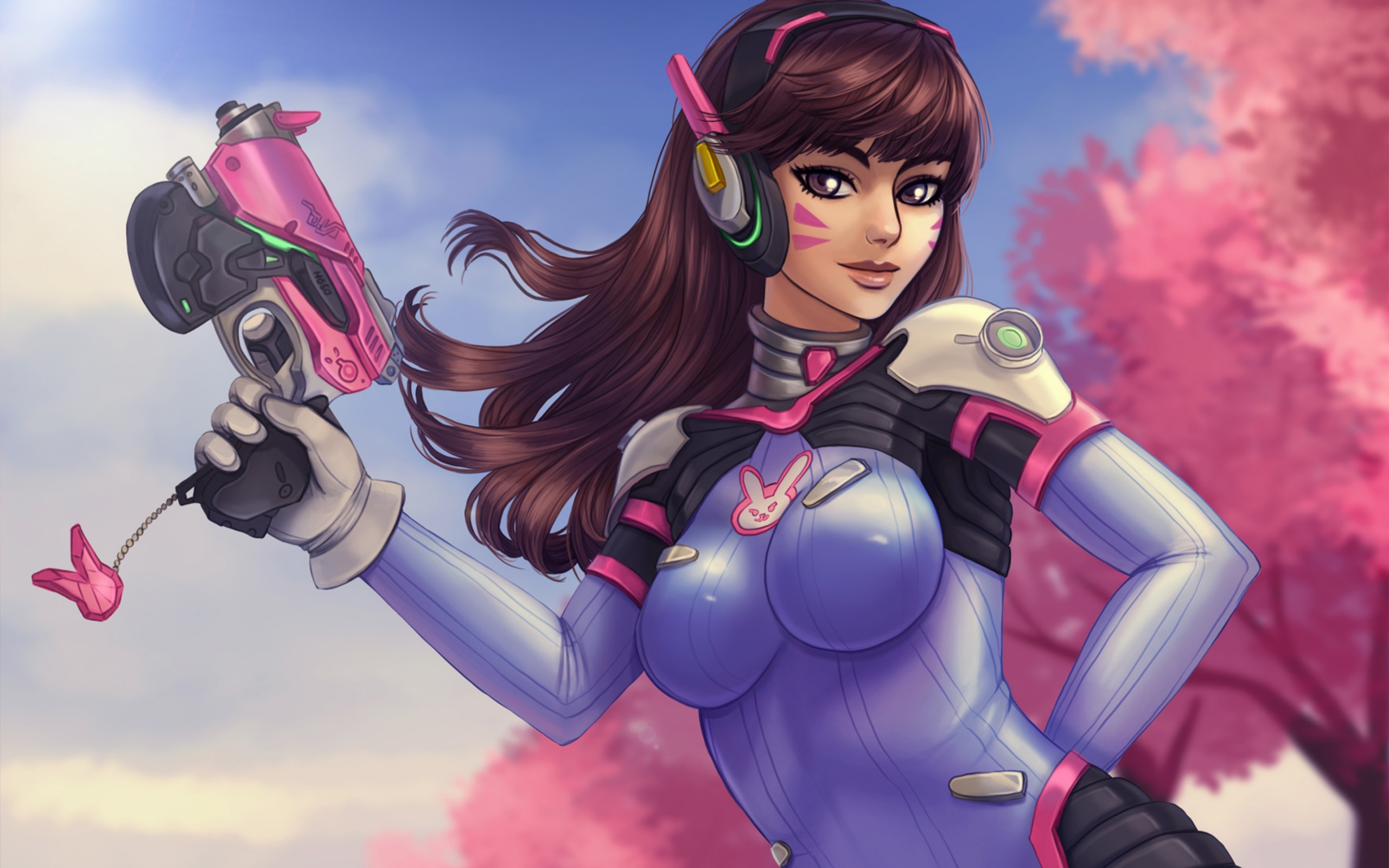 overwatch dva wallpaper,cartoon,cg artwork,fictional character,anime,illustration