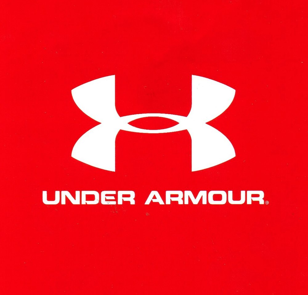 under armour logo wallpaper,red,logo,text,font,brand (462813
