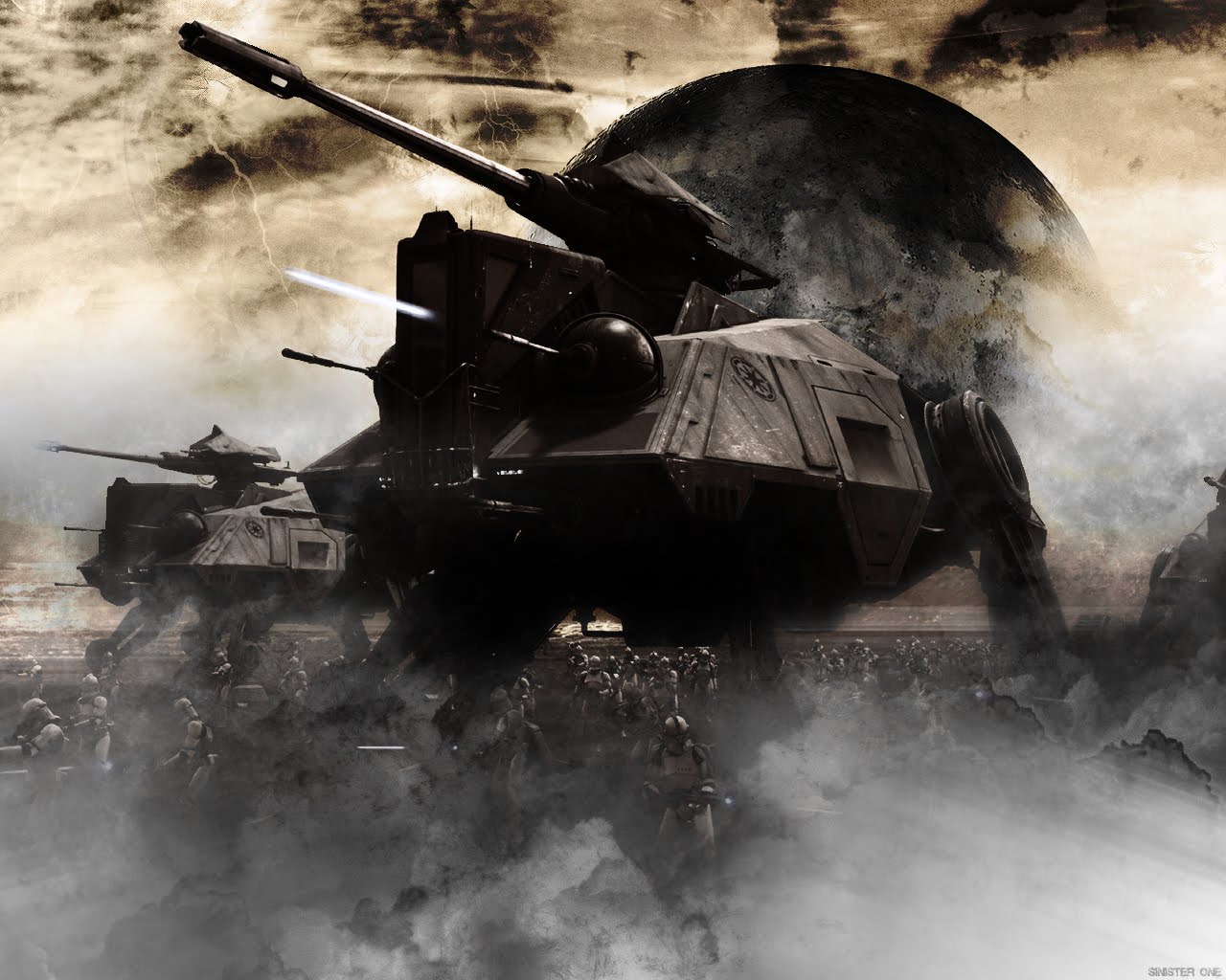 star wars cool wallpaper,combat vehicle,tank,vehicle,strategy video game,illustration