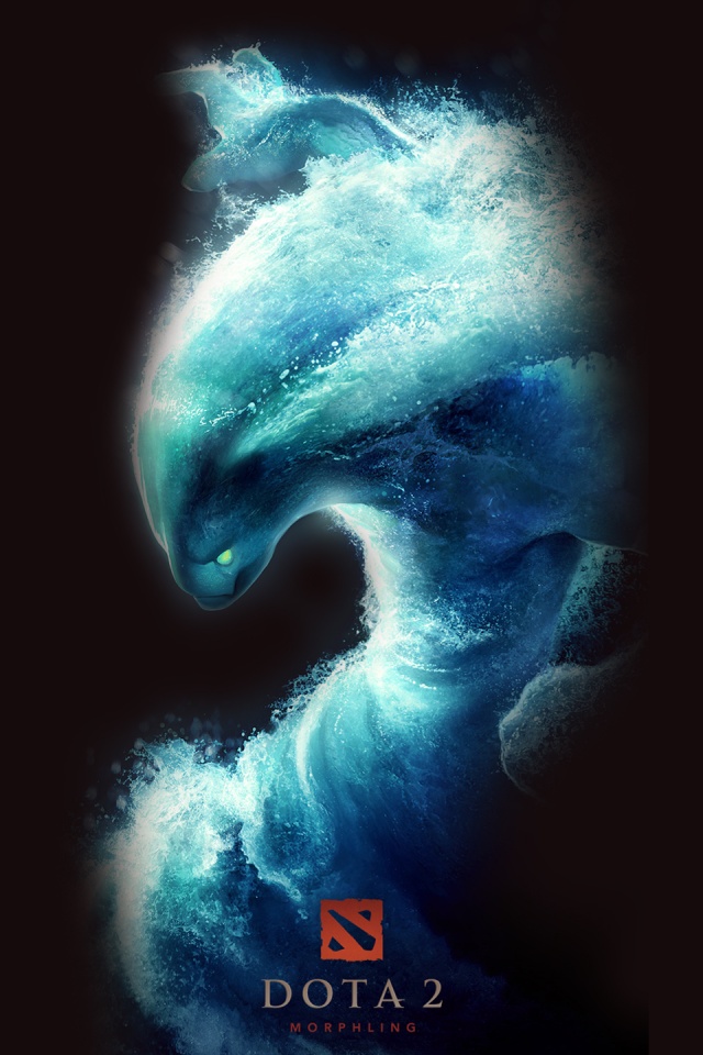 dota 2 wallpaper für iphone,poster,schriftart,dunkelheit,elektrisches blau,grafik