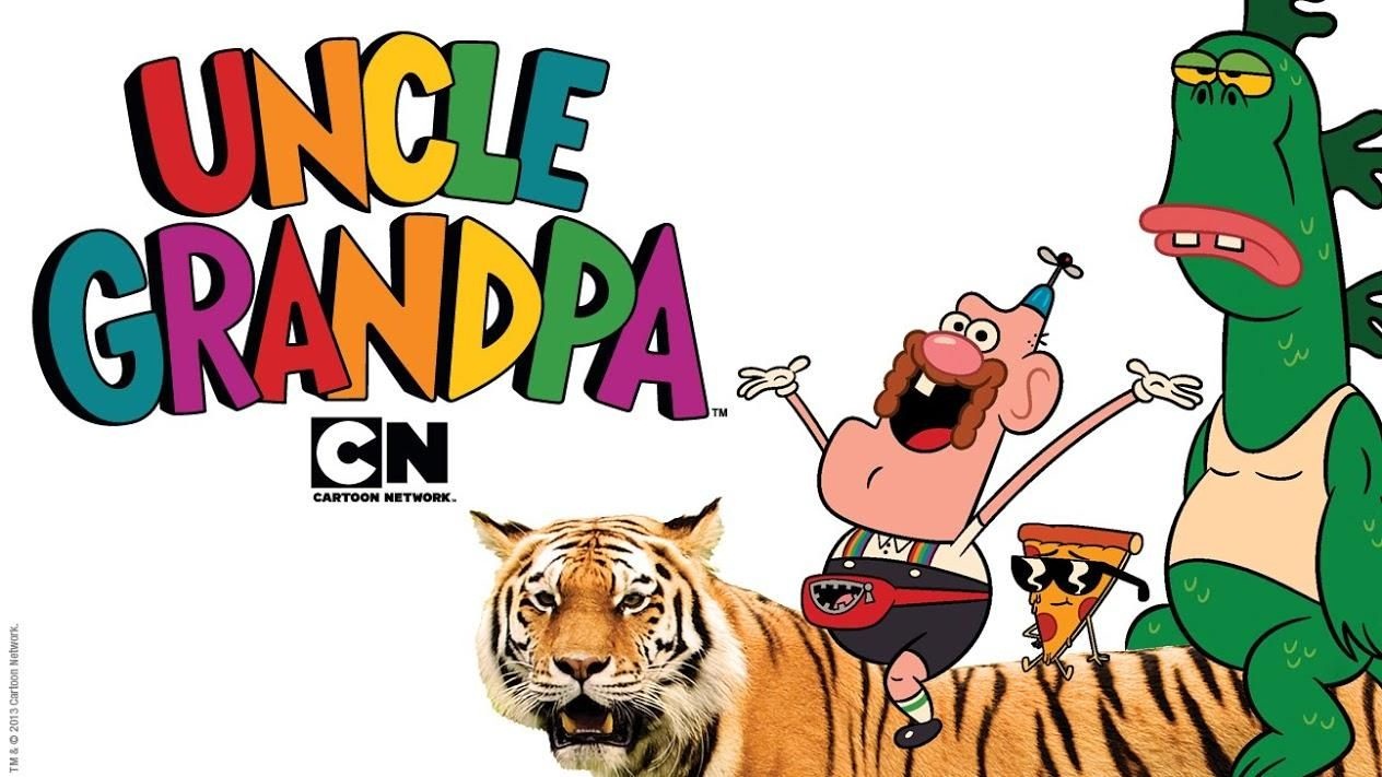 uncle grandpa wallpaper,cartoon,animated cartoon,bengal tiger,felidae,wildlife