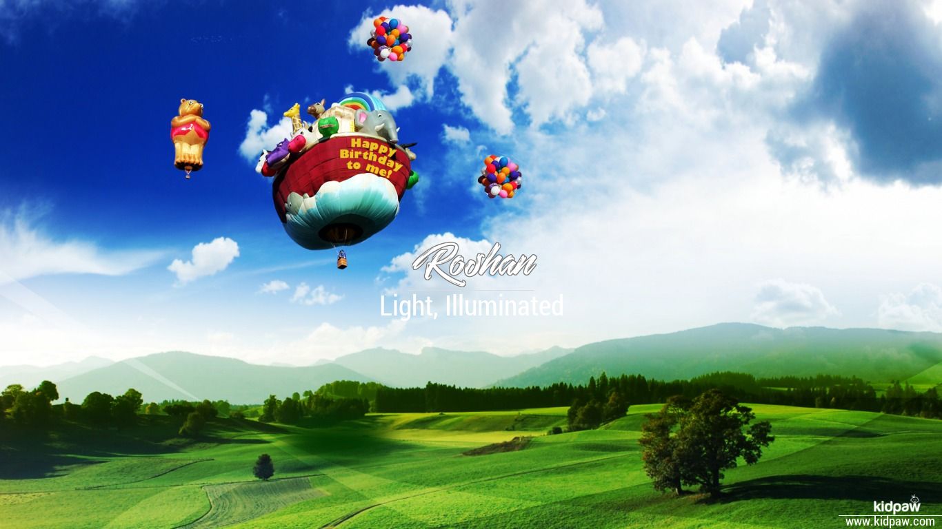 ロシャンの名前の壁紙,空,熱気球,自然,熱気球,雲