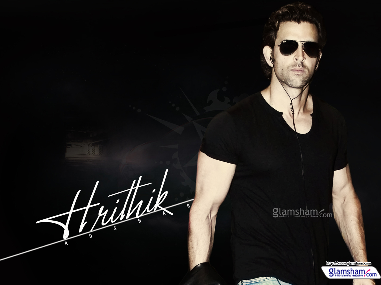 hrithik roshan fond d'écran full hd,lunettes,cool,police de caractère,couverture de l'album,la musique