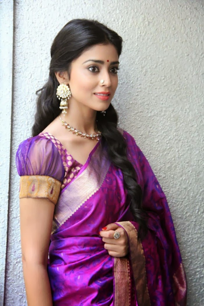 beautiful saree wallpaper,clothing,purple,magenta,photo shoot,hairstyle