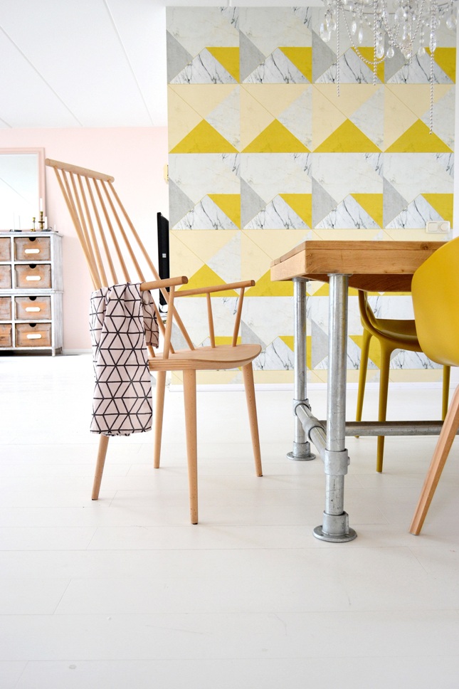 sadi wallpaper,yellow,furniture,table,interior design,room