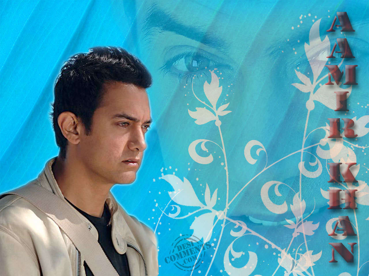 aamir name wallpaper,blue,aqua,cool,forehead,chin