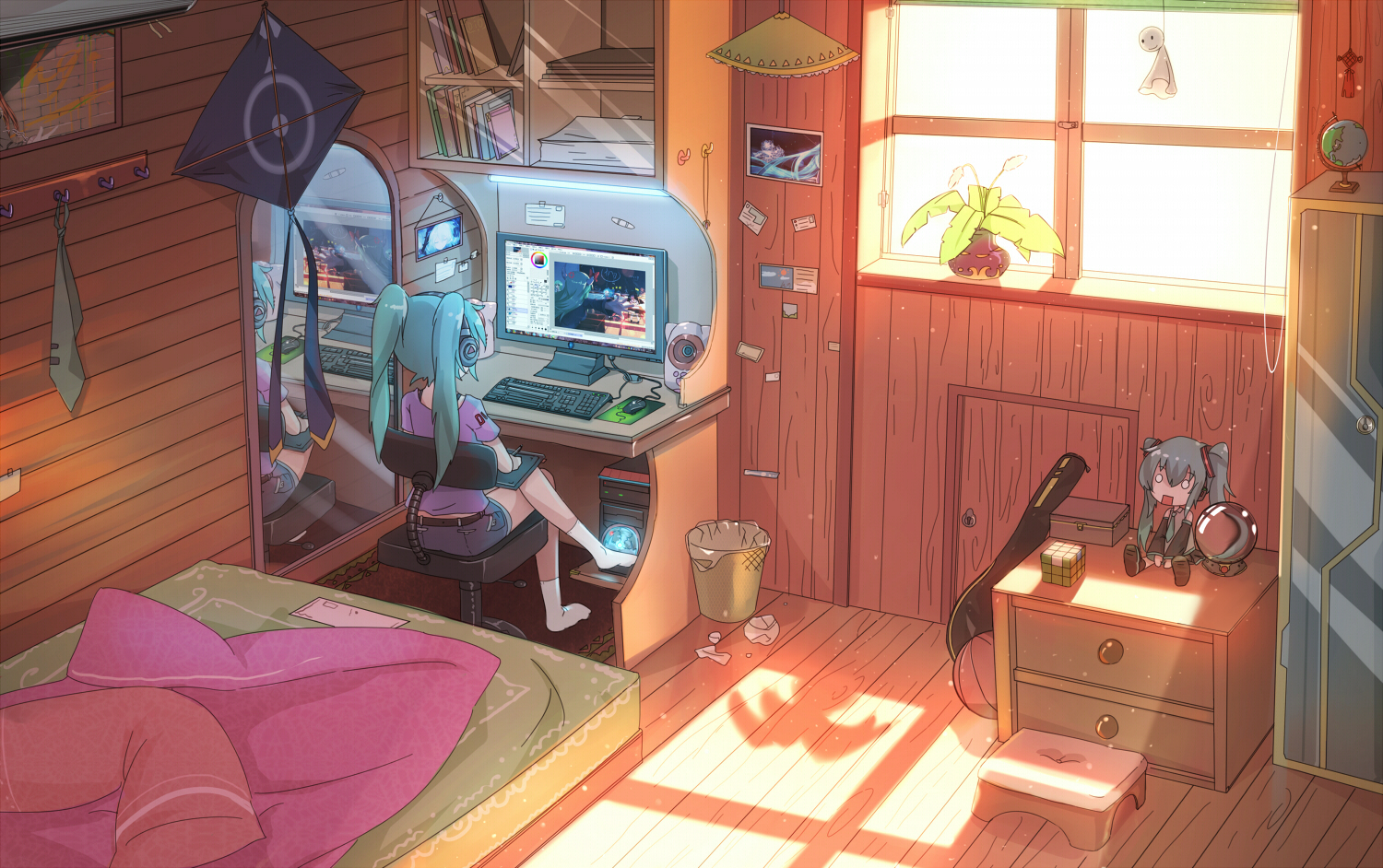 anime room wallpaper,room,property,adventure game,interior design,house