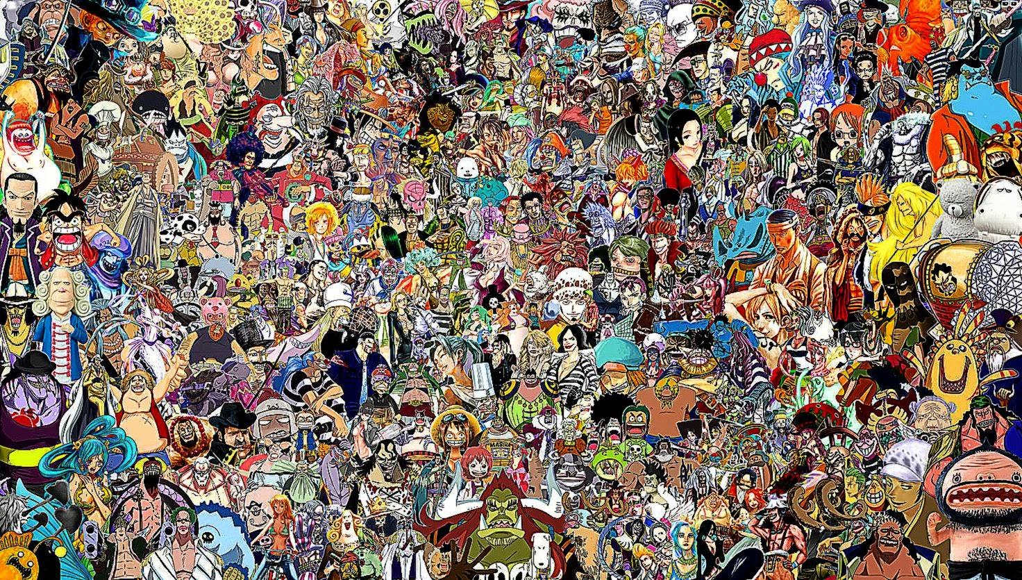 all anime wallpaper hd,people,crowd,art,fan,collage