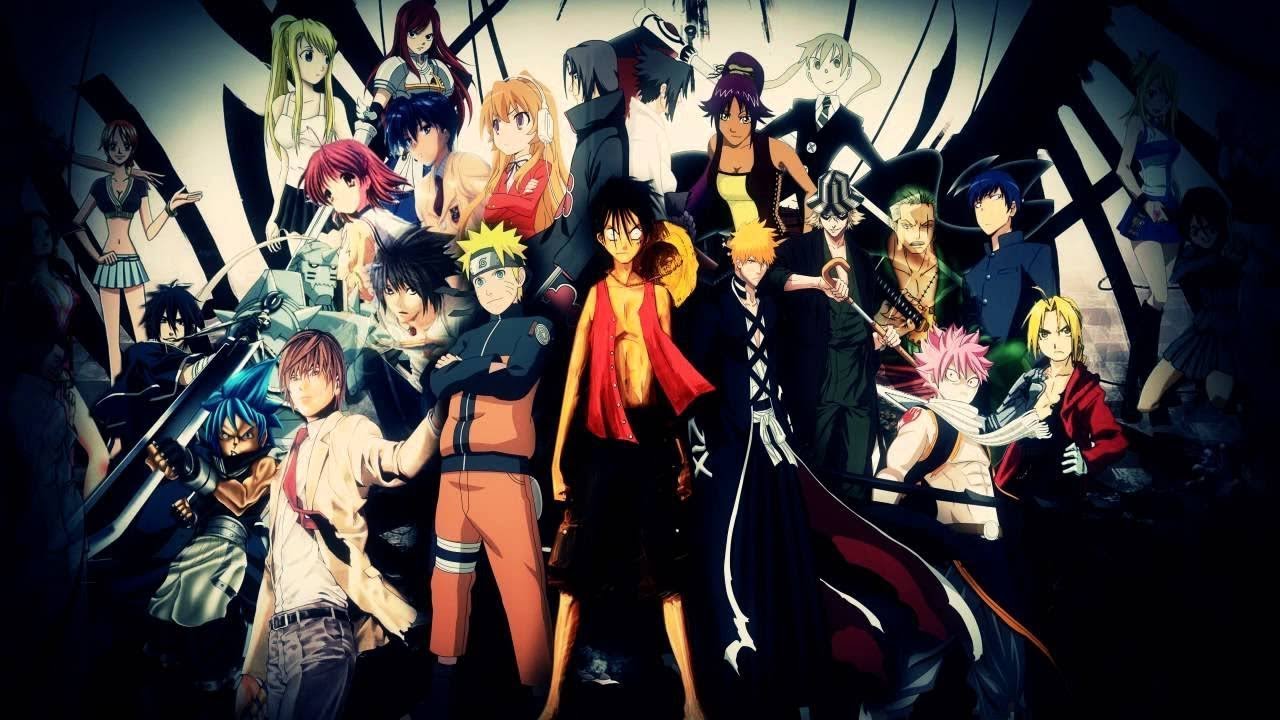 wallpaper de animes hd,anime,black hair,animated cartoon,illustration,cg artwork