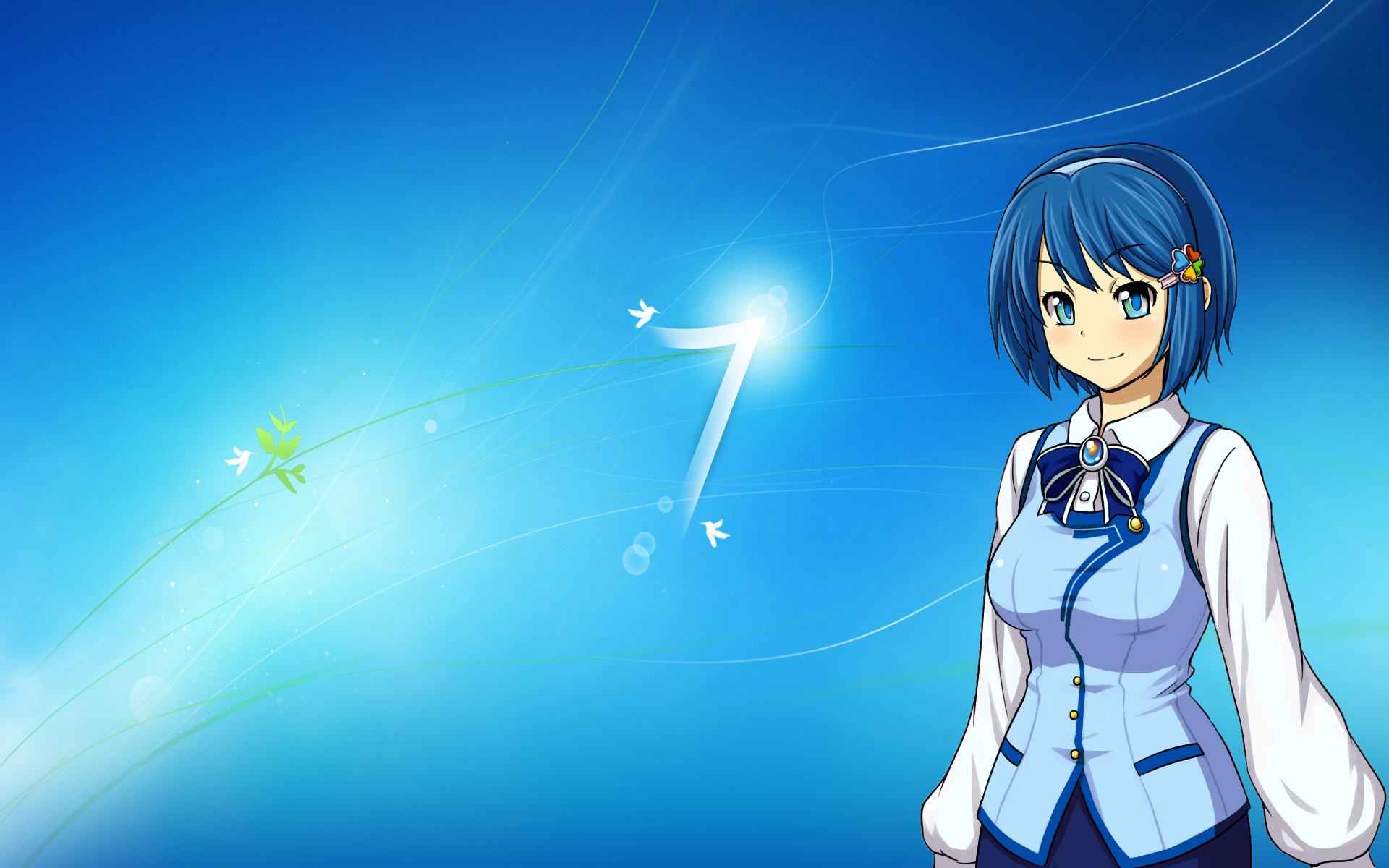 wallpaper de animes hd,sky,cartoon,anime,cg artwork,black hair