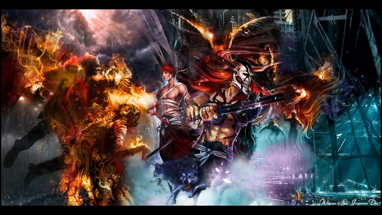 anime wallpaper 1600x900,action adventure game,strategy video game,pc game,cg artwork,games