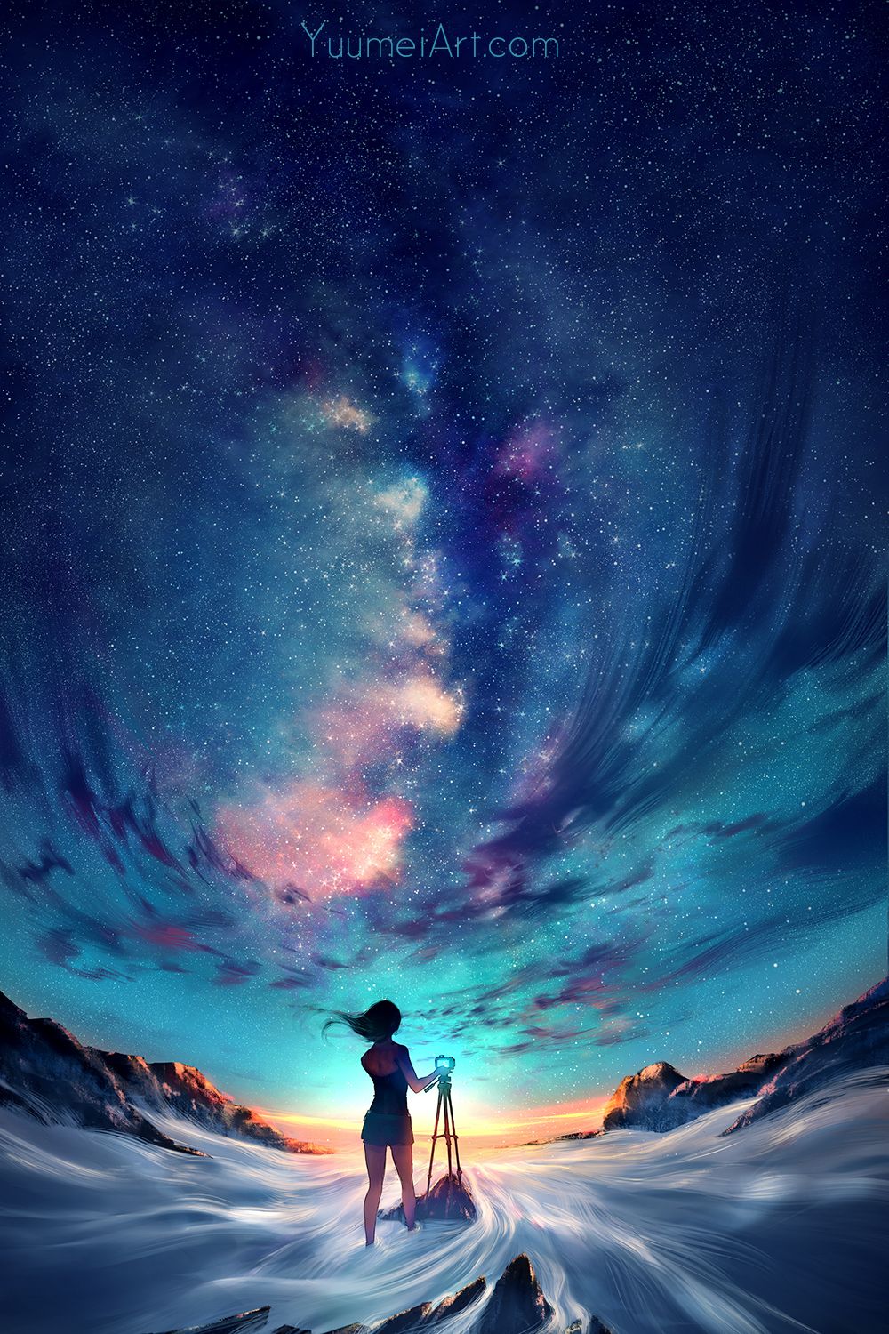 anime dibujo fondos de pantalla,cielo,atmósfera,ola,oceano,nube