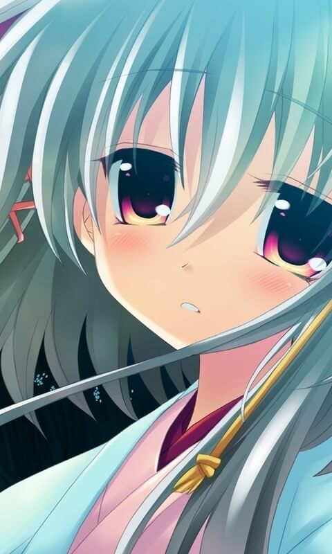 cute anime wallpaper for android,cartoon,face,facial expression,anime,mouth
