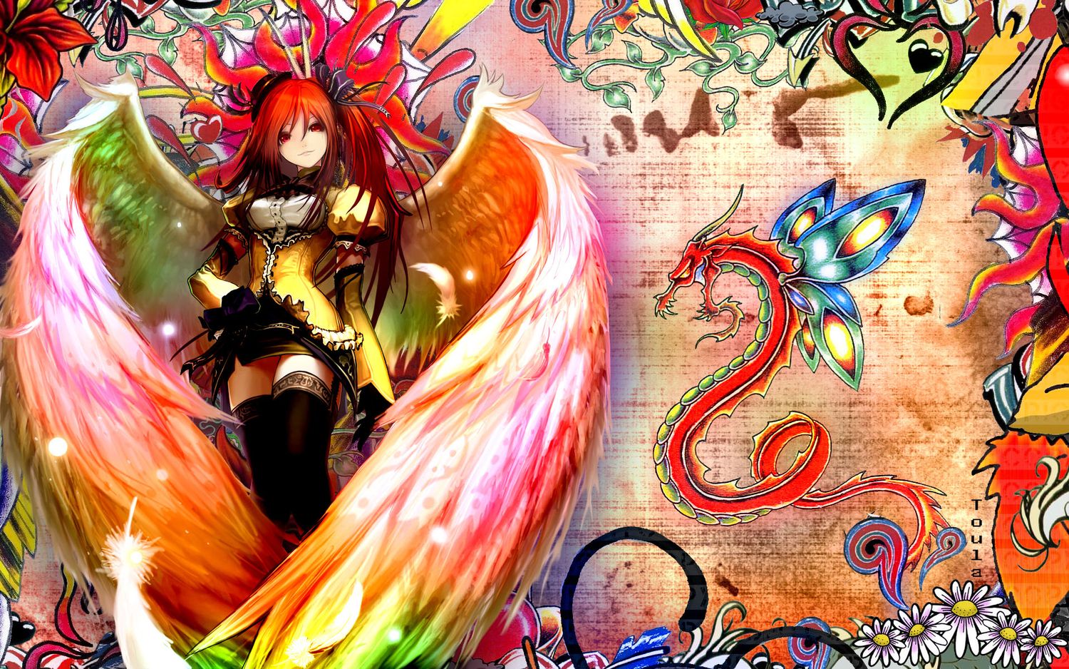 fondo de pantalla anim manga,diseño gráfico,cg artwork,arte,anime,personaje de ficción