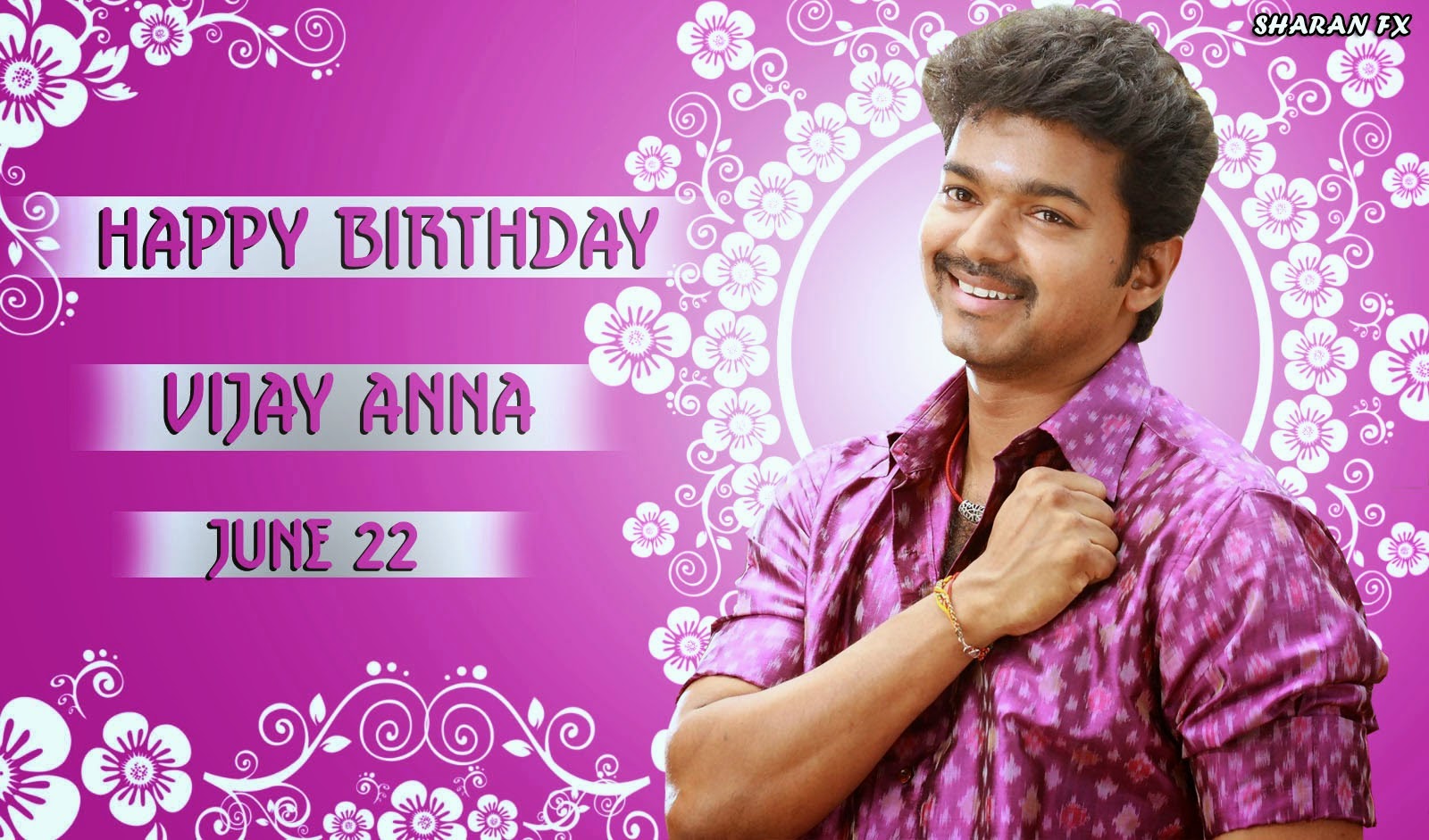 vijay birthday wallpapers,font