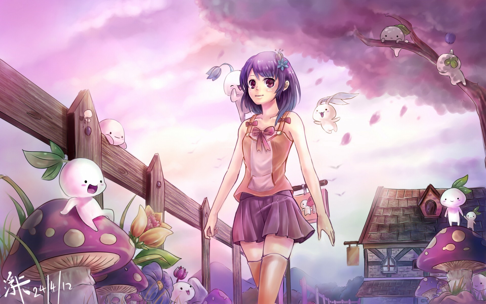 anime wallpaper free download,cg artwork,anime,cartoon,fictional character,animated cartoon