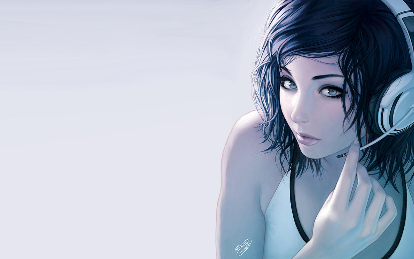 hochauflösende anime wallpaper,haar,gesicht,blau,schönheit,schwarzes haar