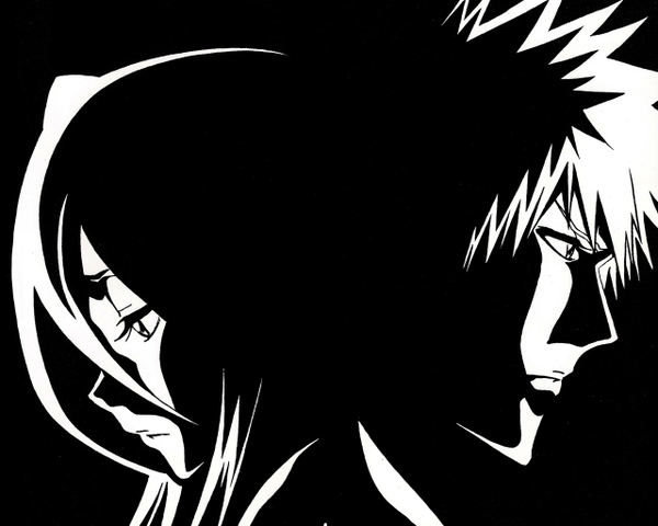 fondo de pantalla de anime blanco,dibujos animados,en blanco y negro,monocromo,anime,fuente