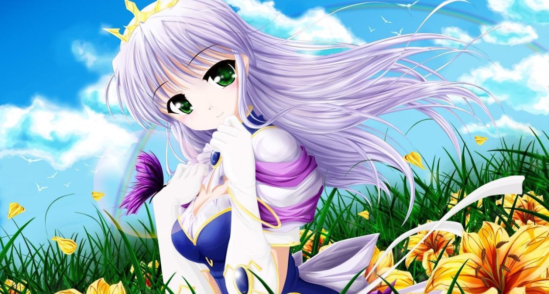 anime wallpaper for tablet,cartoon,anime,cg artwork,animated cartoon,sky