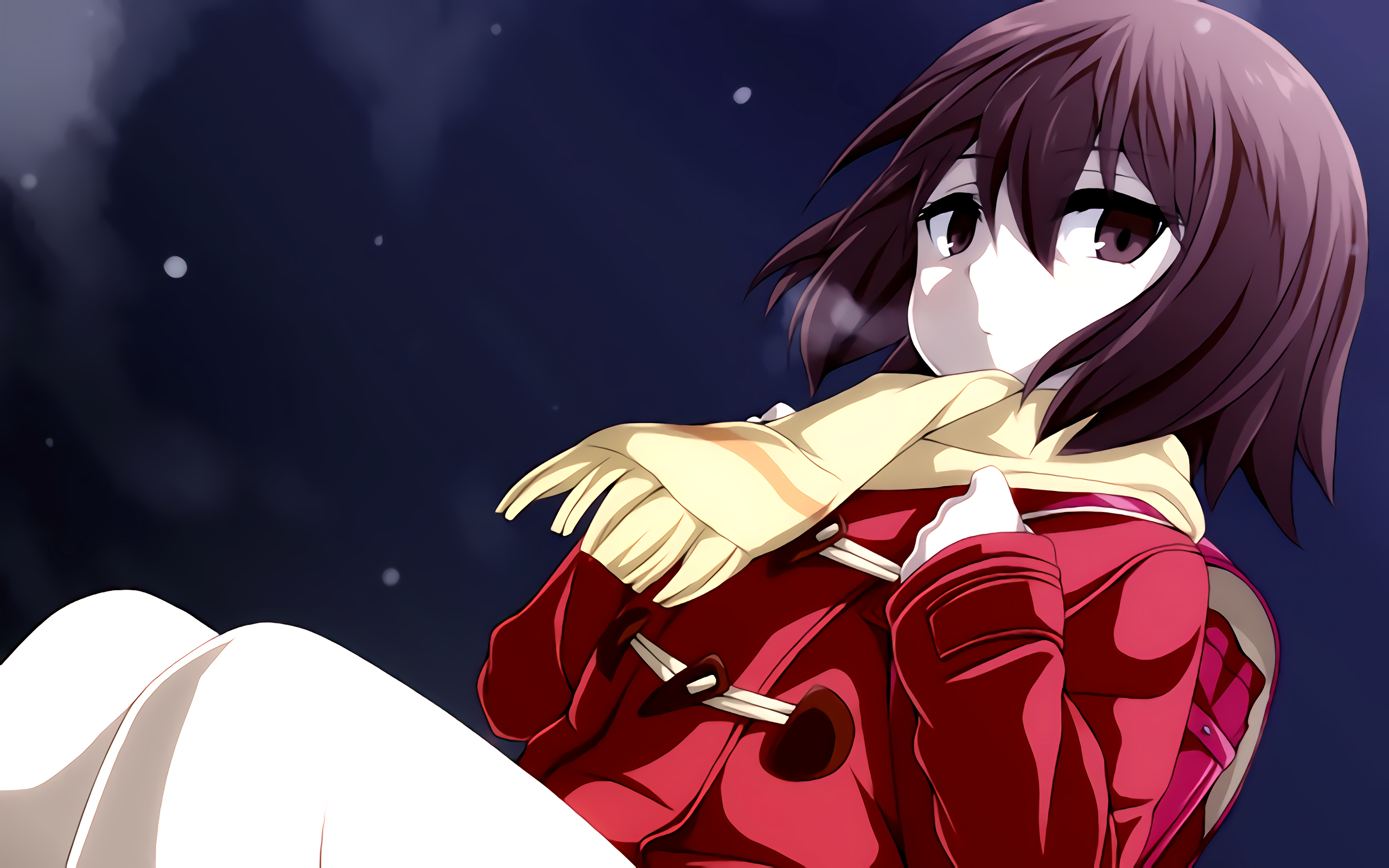 erased anime wallpaper,cartoon,anime,cg artwork,hime cut,brown hair