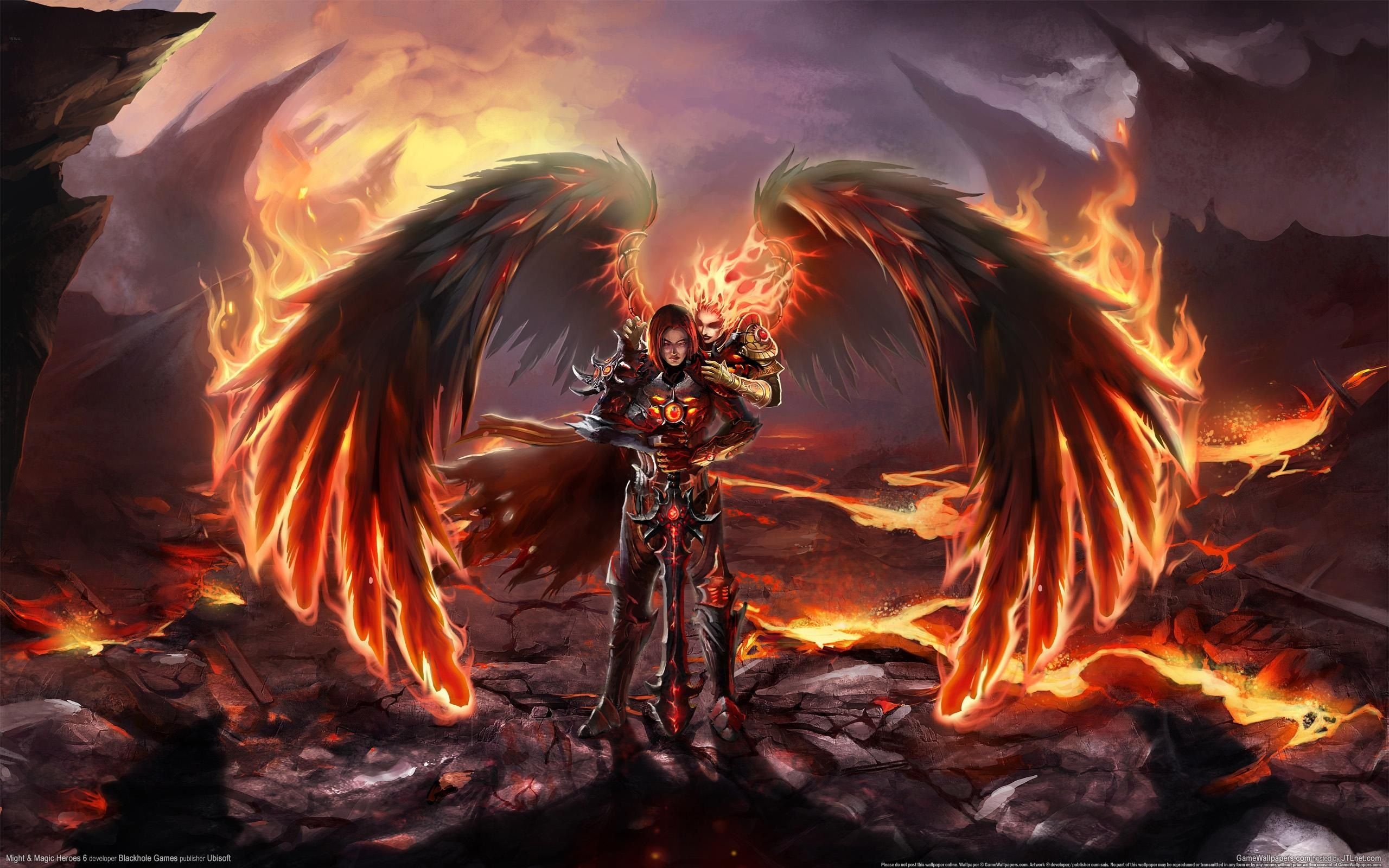 cool anime wallpapers hd,geological phenomenon,demon,heat,mythology,fictional character