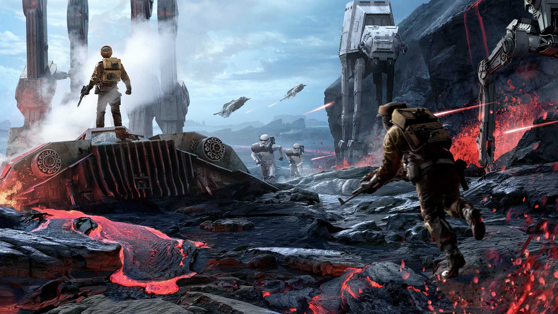 battlefront wallpaper,action adventure game,pc game,games,strategy video game,shooter game