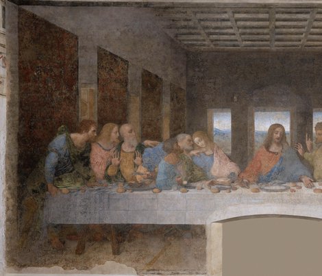 the last supper original painting by leonardo da vinci wallpaper,painting,art,room,still life,visual arts