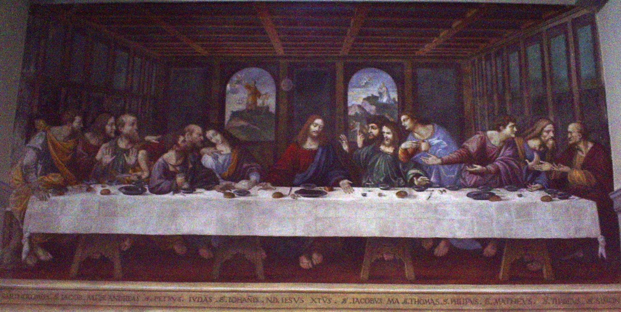レオナルド・ダ・ヴィンチによる最後の晩餐の原画壁紙,聖地,ペインティング,アート,タペストリー