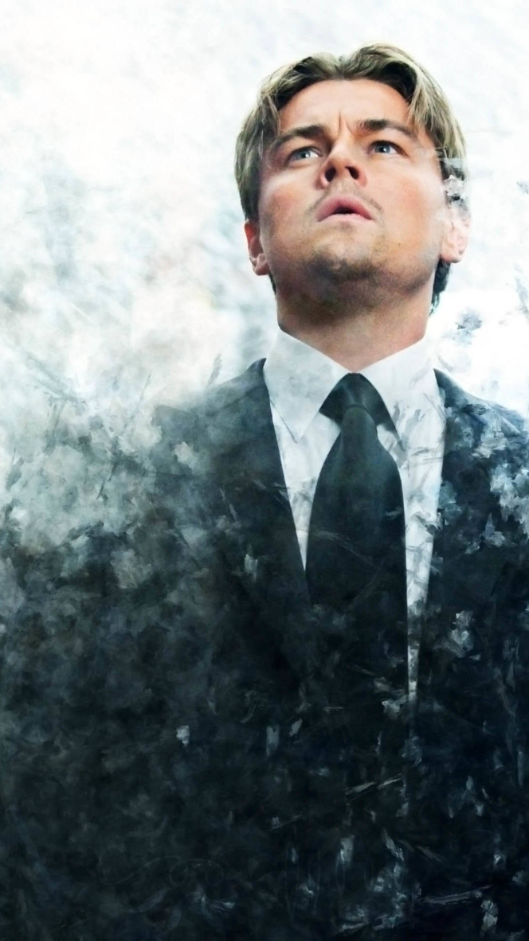 leonardo dicaprio iphone wallpaper,chin,portrait,suit,beard,facial hair