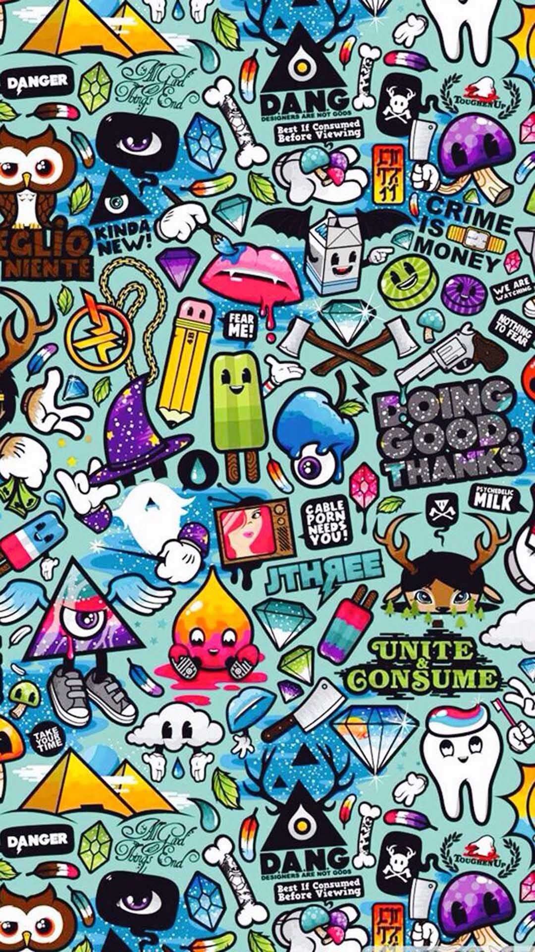 落書きレンガ壁紙 落書き テキスト ストリートアート フォント アート Wallpaperuse