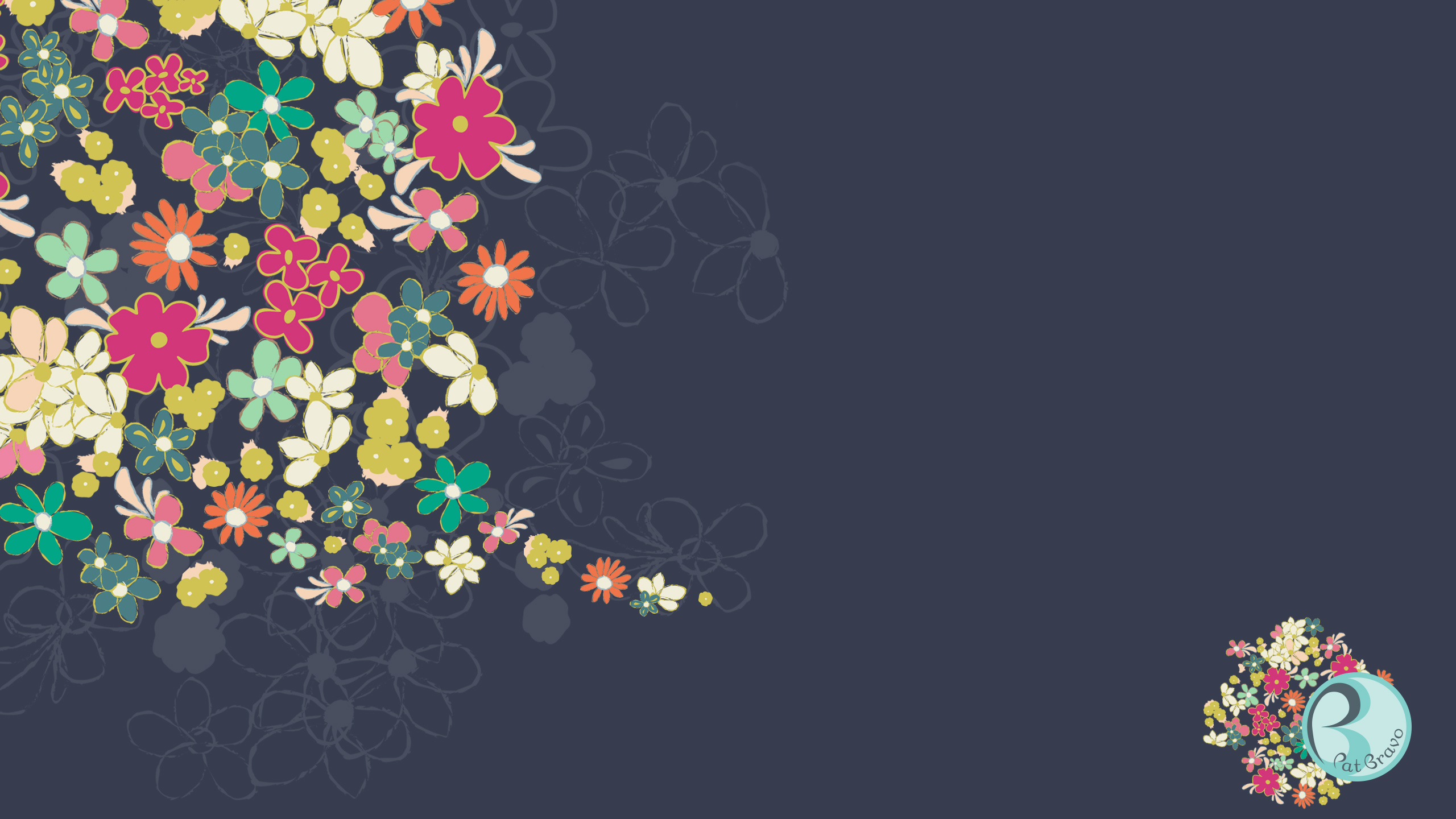 2550 x 1440 wallpaper,floral design,pattern,illustration,graphic design,font