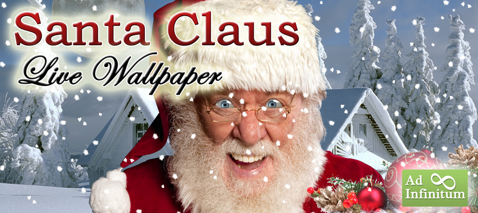 santa claus live wallpaper,weihnachtsmann,heiligabend,weihnachten,urlaub,erfundener charakter