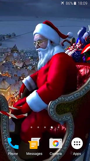 산타 클로스 라이브 배경 화면,산타 클로스,크리스마스,크리스마스 이브,소설 속의 인물,생기