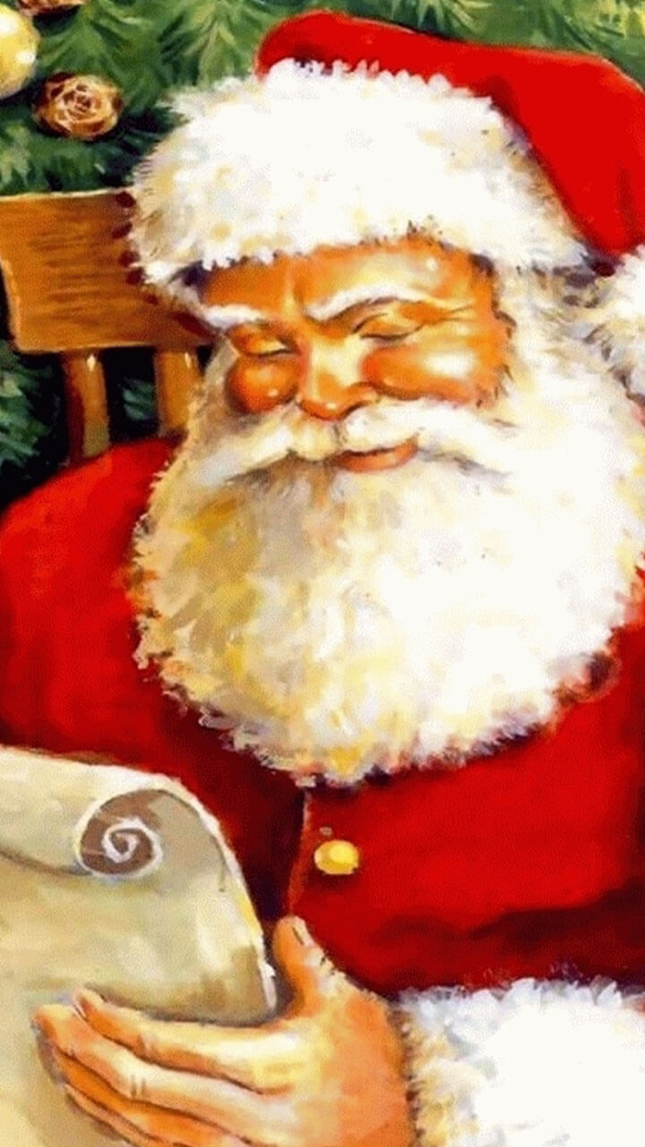 santa claus live wallpaper,santa claus,facial hair,christmas,fictional character,beard