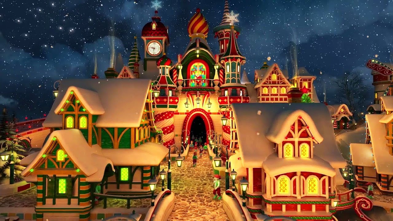산타 클로스 라이브 배경 화면,크리스마스 이브,건축물,크리스마스,세계,계략