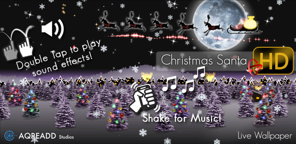 santa claus live wallpaper,text,font,purple,graphic design,strategy video game