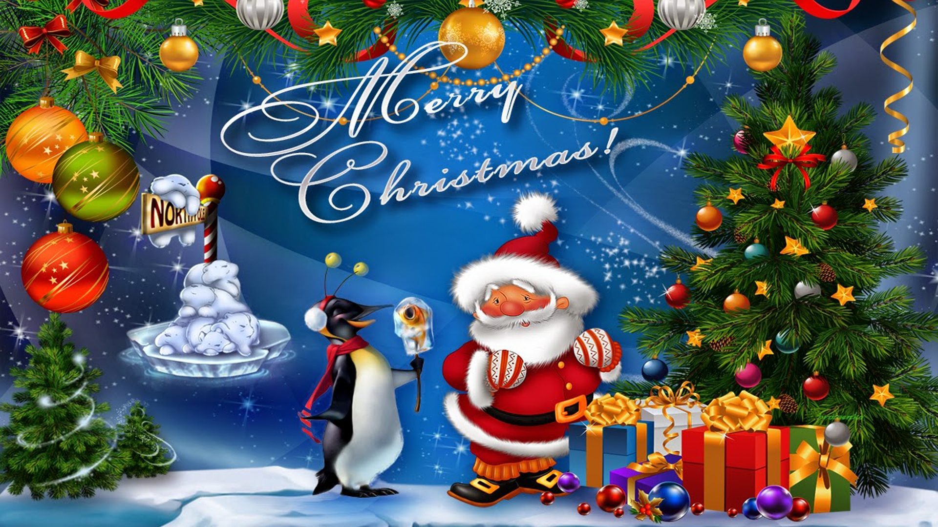 산타 클로스의 hd 월페이퍼 1080p,크리스마스,크리스마스 트리,크리스마스 이브,크리스마스 장식,크리스마스 장식