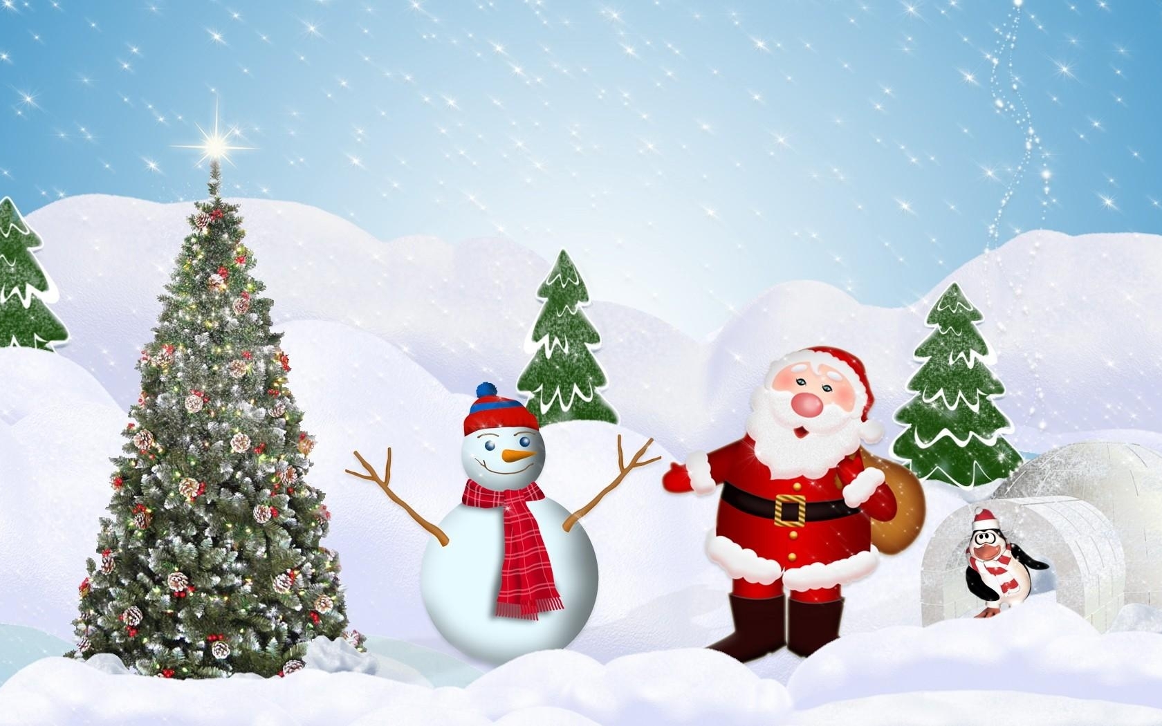 babbo natale sfondi hd 1080p,natale,babbo natale,albero di natale,albero,inverno