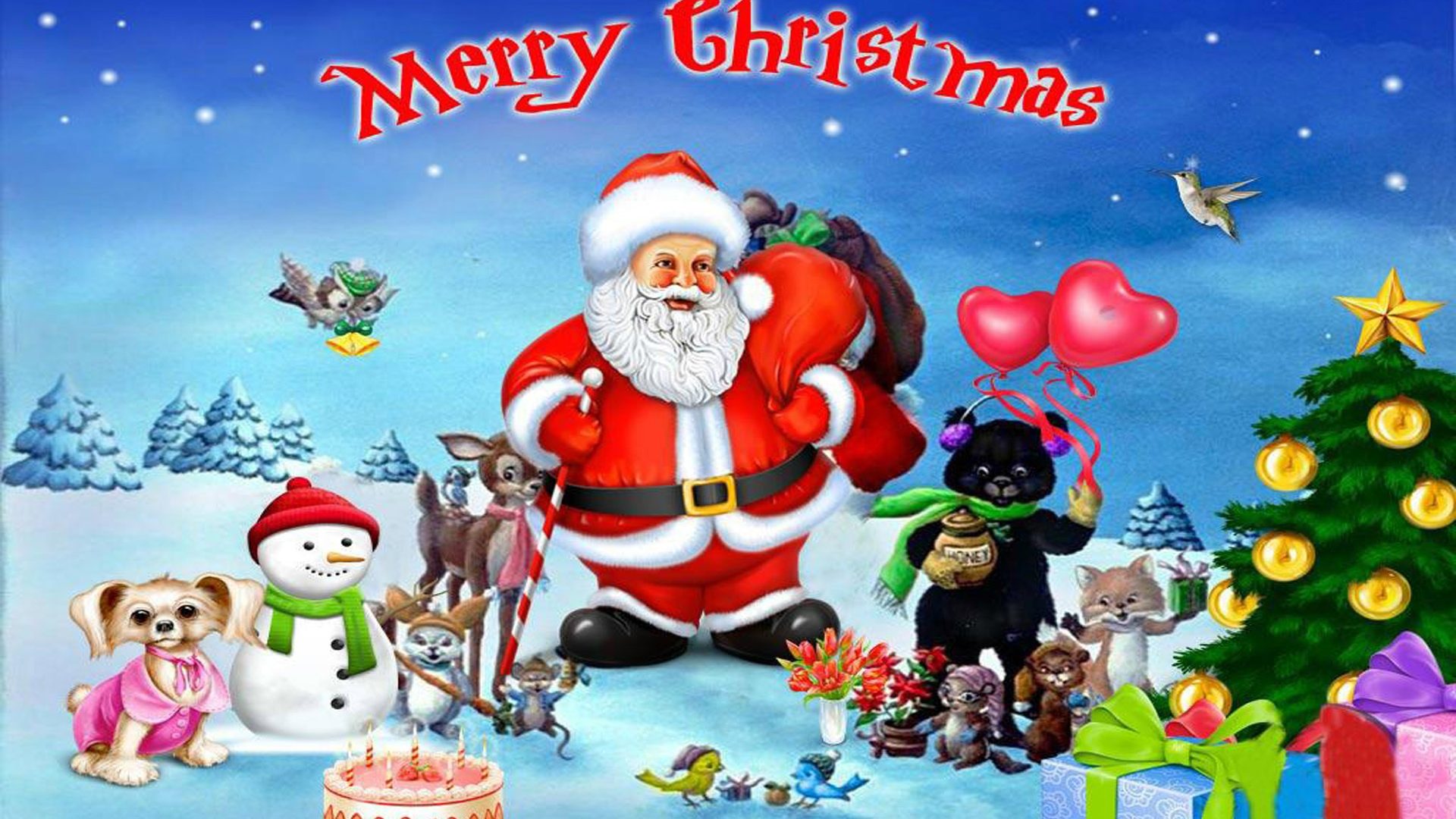 산타 클로스 배경 화면 무료 다운로드,산타 클로스,크리스마스,크리스마스 이브,만화 영화,소설 속의 인물