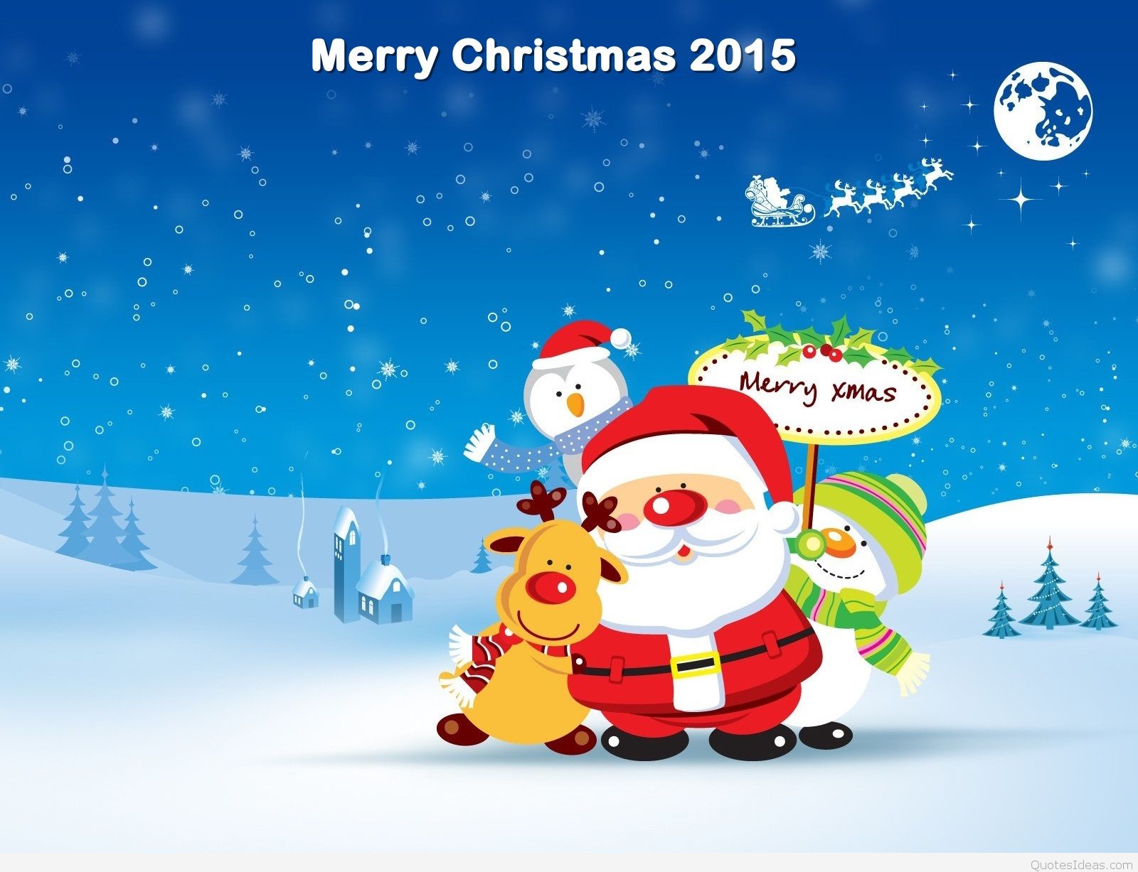 cute merry christmas wallpaper,santa claus,cartoon,fictional character,christmas,christmas eve