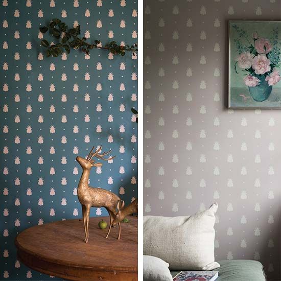 farrow and ball bumblebee wallpaper,parete,modello,camera,sfondo,design