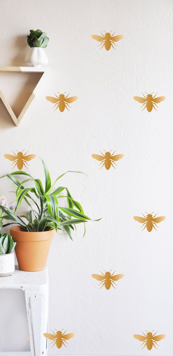 papier peint abeille pour murs,mur,plafond,plante,feuille,chambre