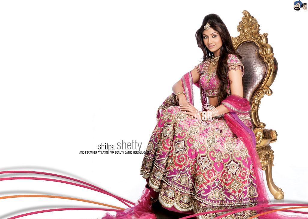 shilpa shetty wallpaper,pink,clothing,sari,formal wear,dress
