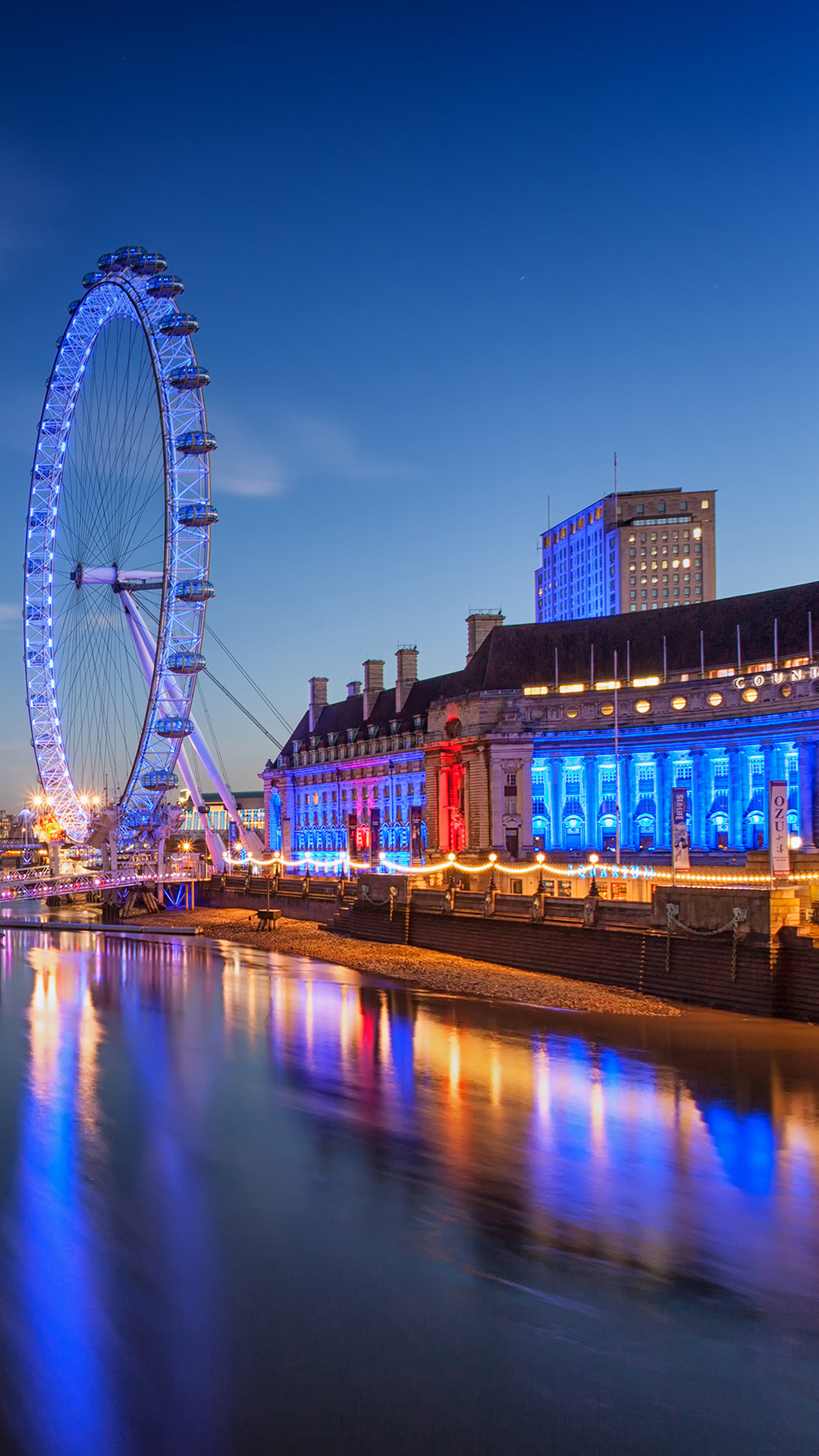 lg g2 hd wallpaper,ferris wheel,landmark,metropolitan area,tourist attraction,reflection