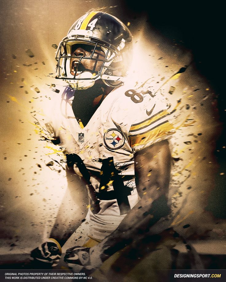 antonio brown wallpaper hd,poster,sports gear,american football,illustration,graphic design