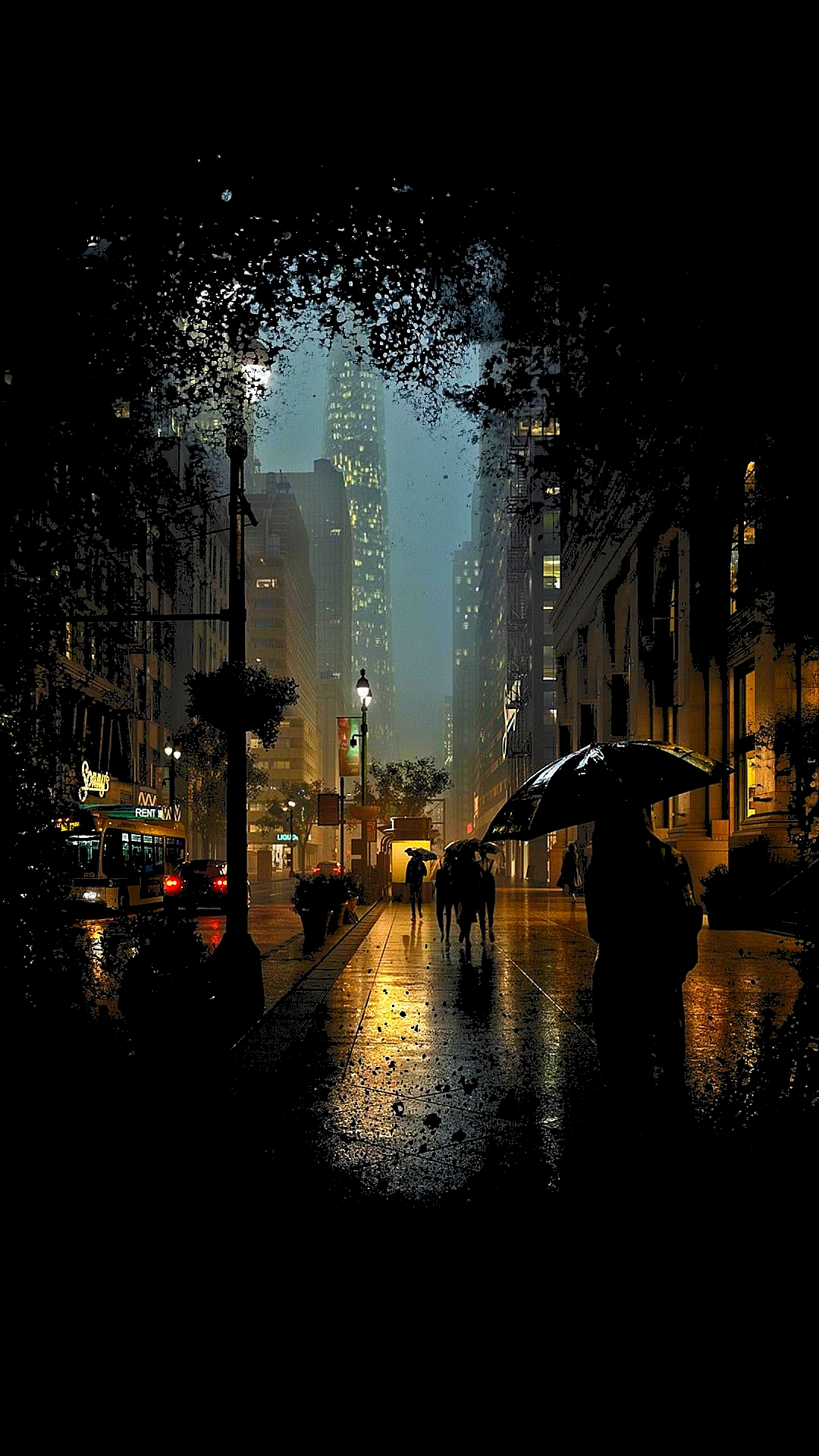 en al fondo de pantalla,noche,reflexión,oscuridad,cielo,lluvia