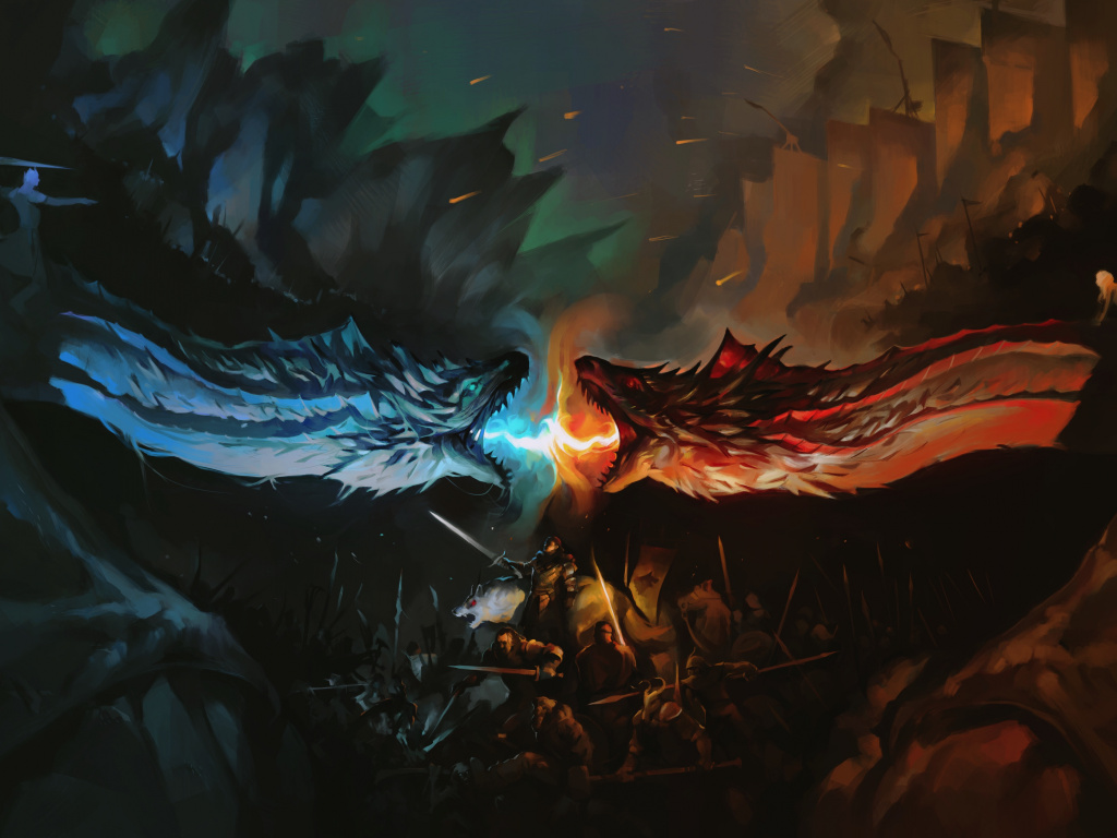 game of thrones sfondo del desktop hd,cg artwork,drago,personaggio fittizio,demone,illustrazione